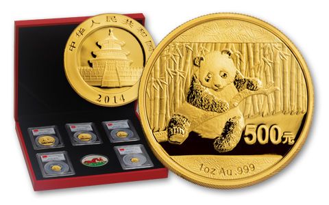 Moneda Panda de oro
