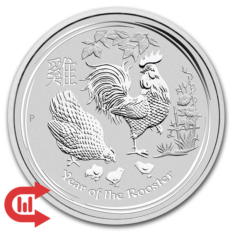 monedas de plata del ano lunar
